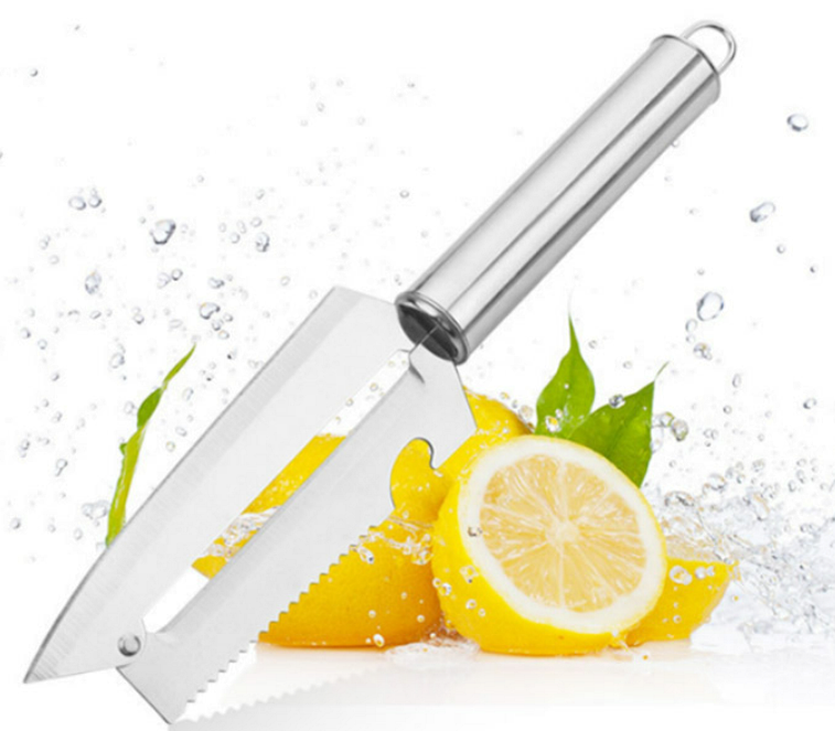 Dao bào inox chuyên gọt rau củ không gỉ, an toàn. Dao bào siêu bén có móc treo, kiêm dụng cụ mở hộp