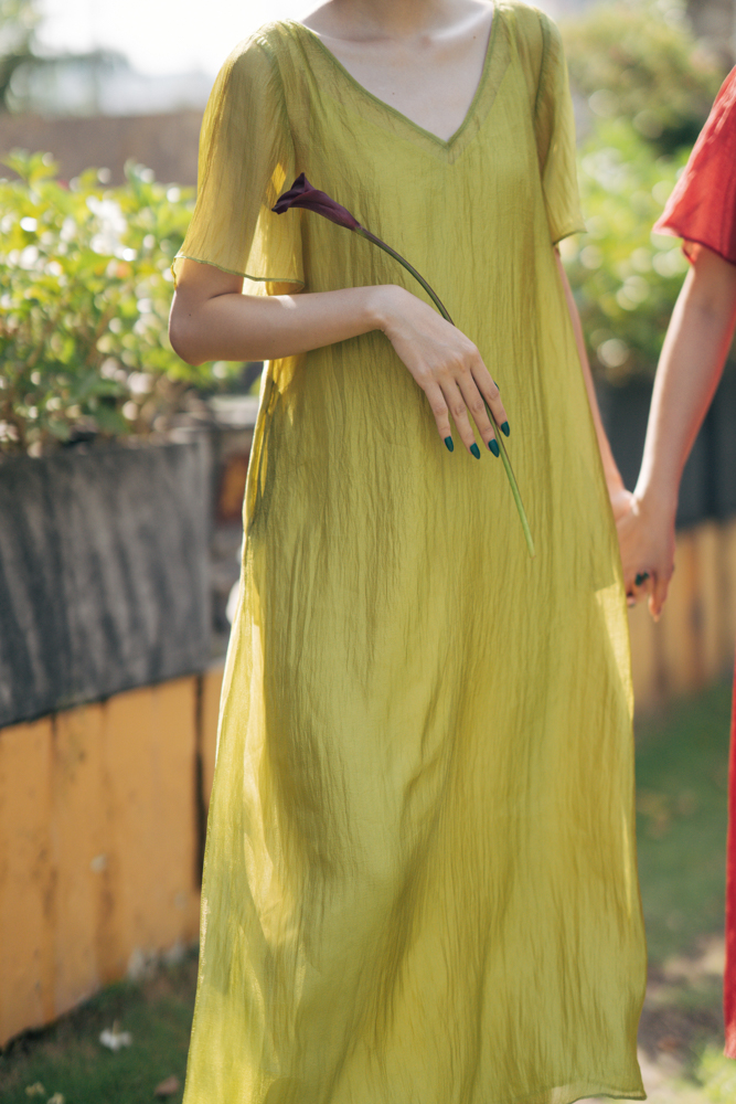 [Xéo Xọ] Đầm suông Irina (Grenoble Green)