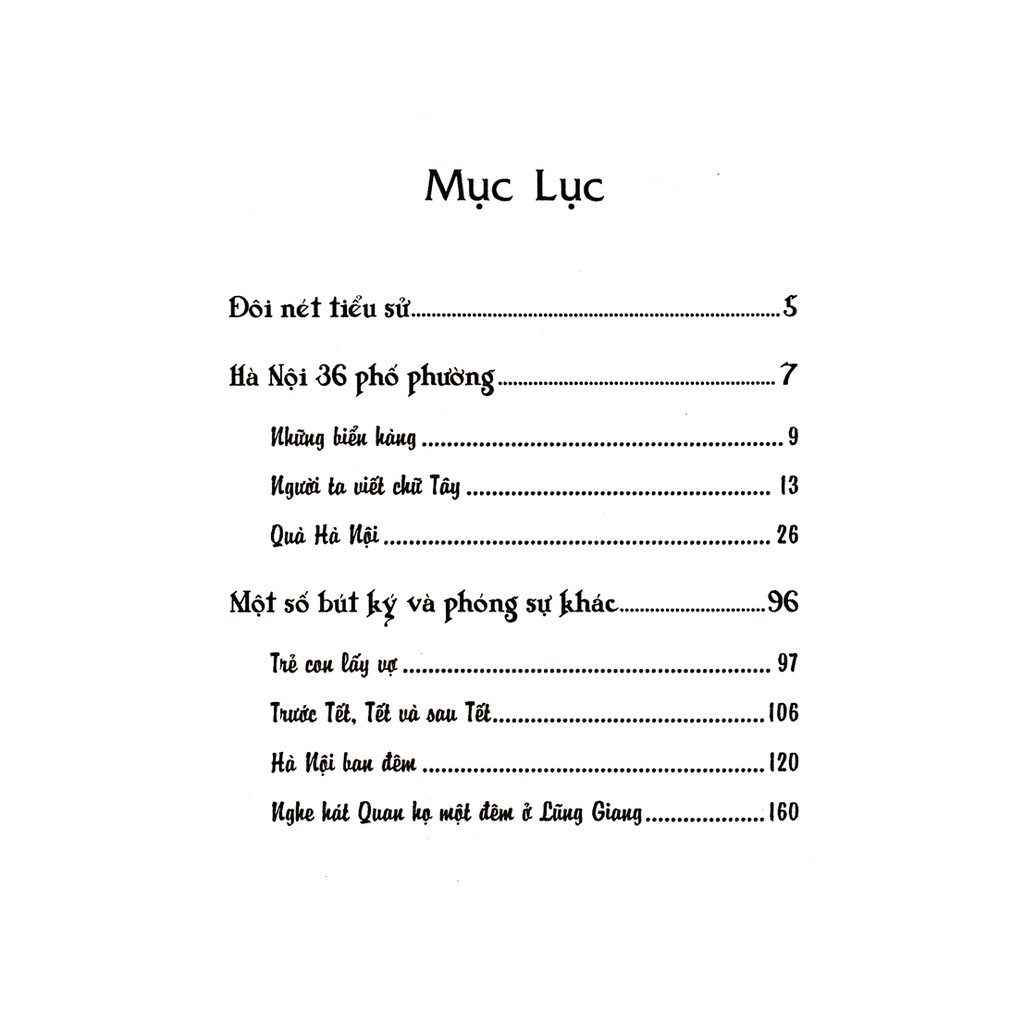 Sách: Hà Nội 36 Phố Phường, Thạch Lam