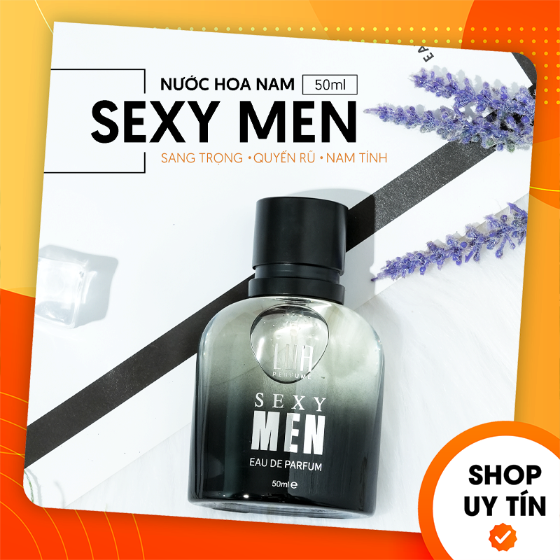 [Chính hãng] Nước hoa nam Sexy Men 50ml Lua Perfume