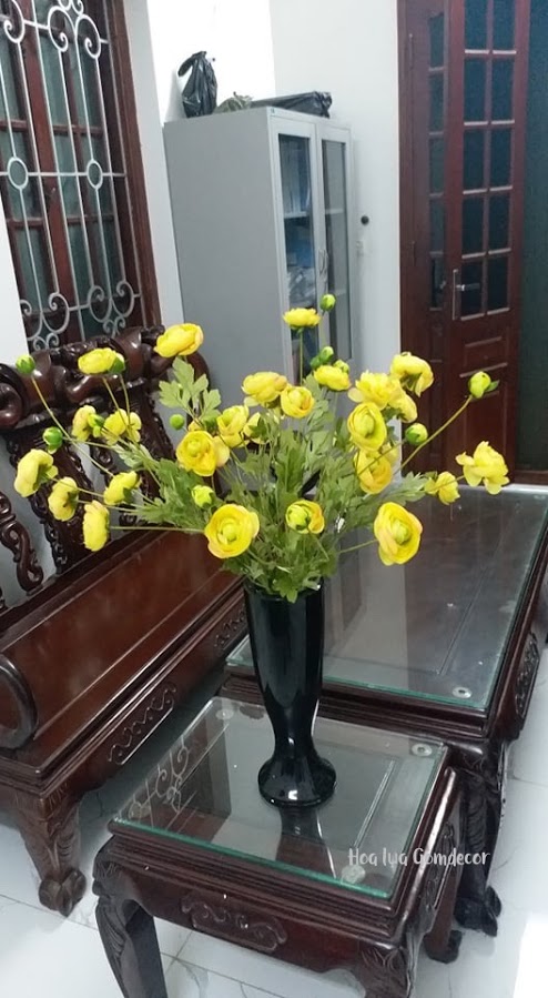Hoa mao lương giả hoa lụa cao cấp