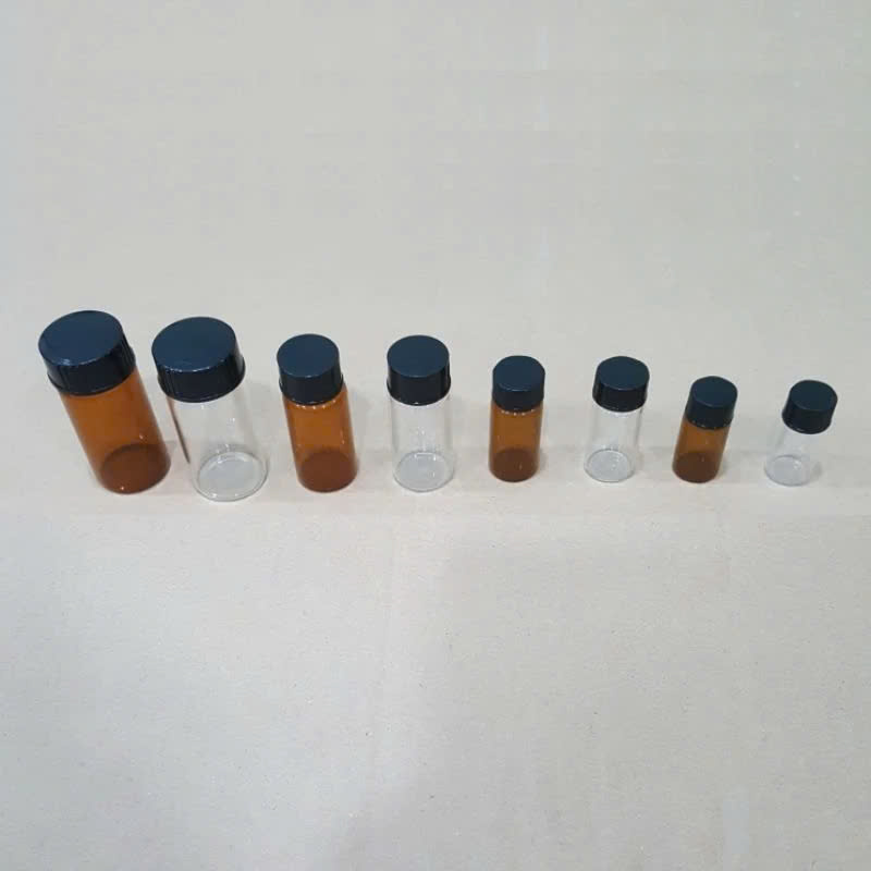 Chai thủy tinh có nắp vặn siêu kín, tự đứng được 3ml 5ml 10ml 20ml 40ml đựng tinh dầu hóa chất