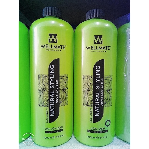 UỐN DẬP LẠNH COLLAGEN WELLMATE -1000ML tạo kiểu tóc uốn