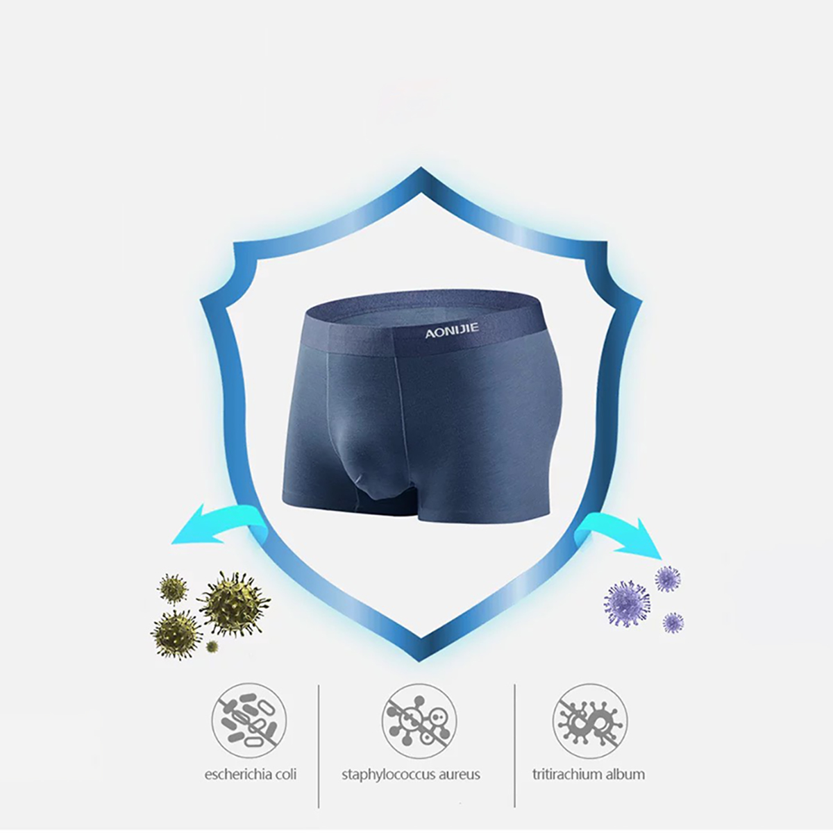 Quần Lót Boxer Thể Thao Nam AONIJIE E7004 ( Combo 3 Chiếc)