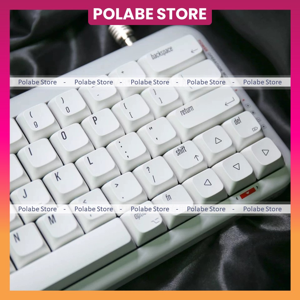 Keycap Akko Neon MDA Profile bàn phím cơ - Polabe Store
