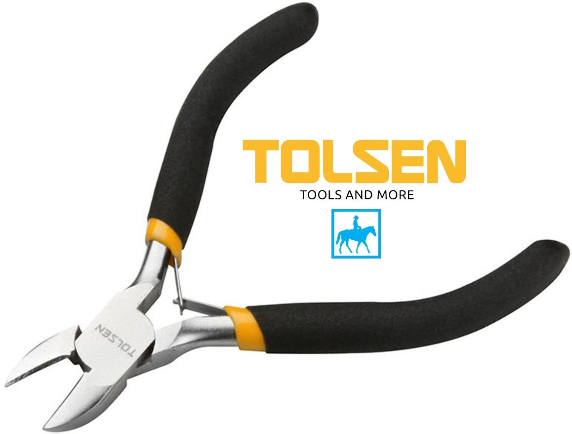 Kìm kềm cắt mini nhỏ tự động mở miệng 115mm 4.5inch tolsen 10033