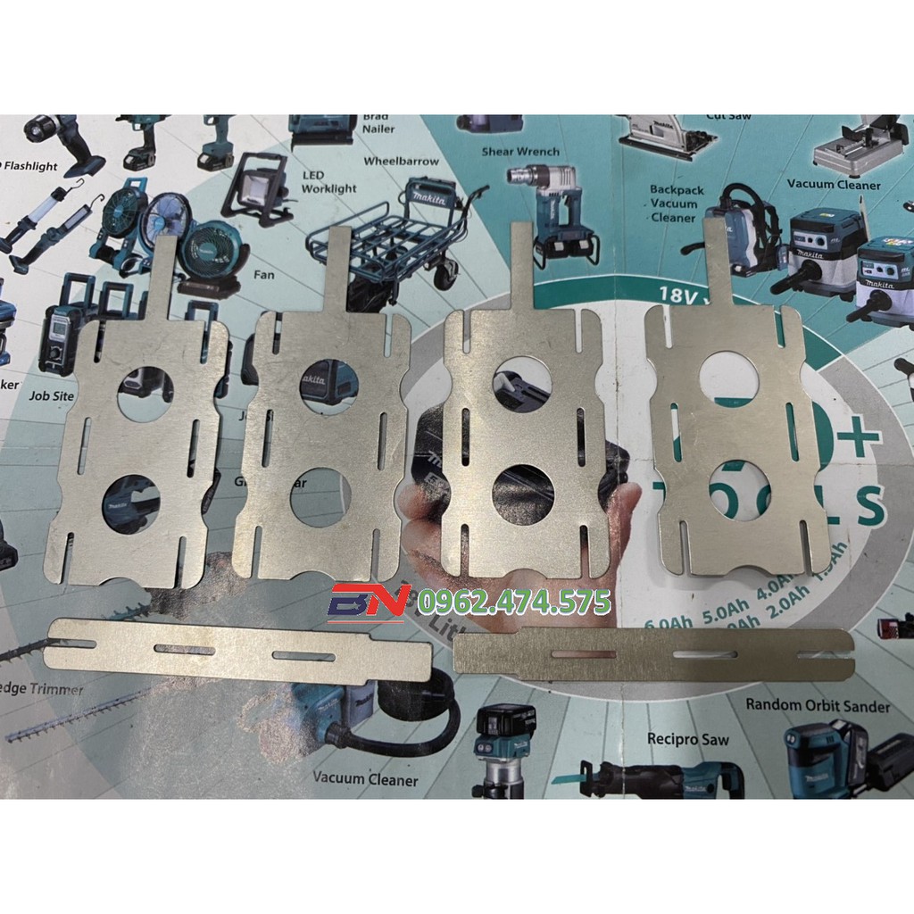 Bộ kẽm hàn cell pin 5s-3p , size 0.15mm.