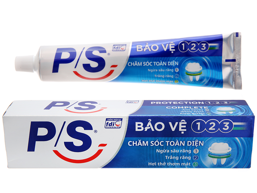 Kem đánh răng p/s bảo vệ 123 chăm sóc toàn diện 190g