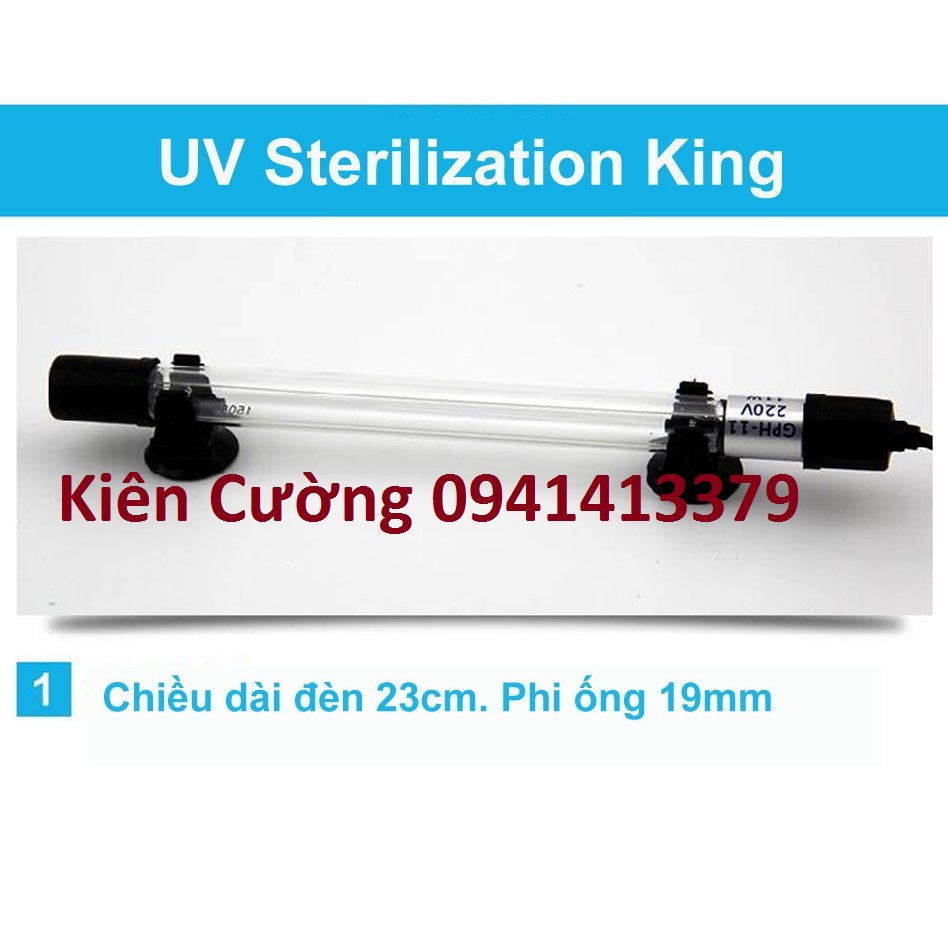 Đèn UV 7W Diệt Tảo Diệt Khuẩn Cho Bể Cá cao cấp