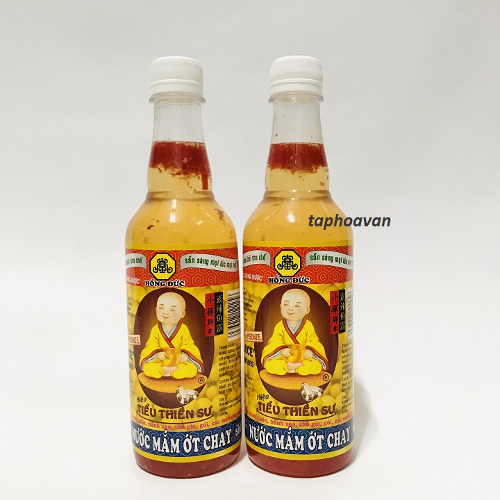 Nước mắm ớt chay Tiểu Thiền Sư chai 500ml