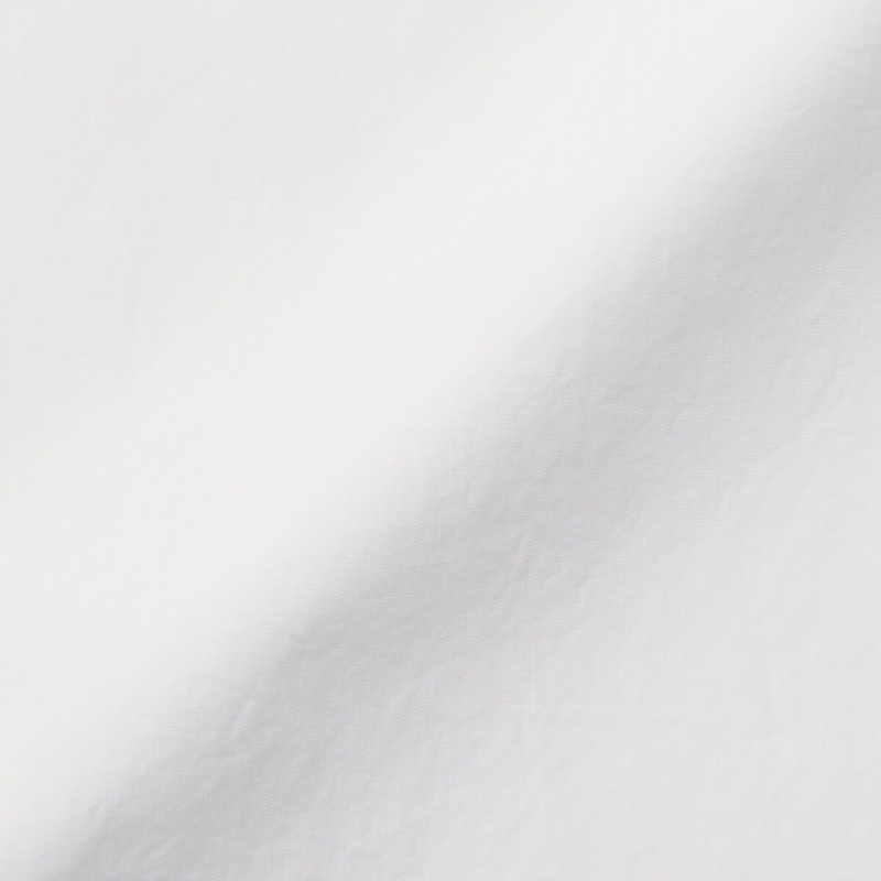 Muji Áo Sơ Mi Vải Broadcloth Washed Ngắn Tay