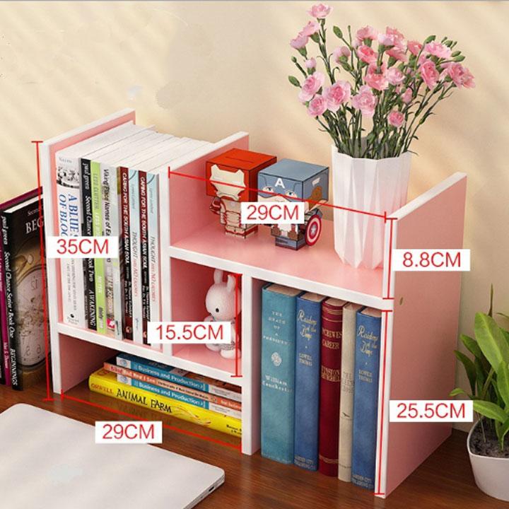 Giá sách kệ gỗ để bàn tiện ích
