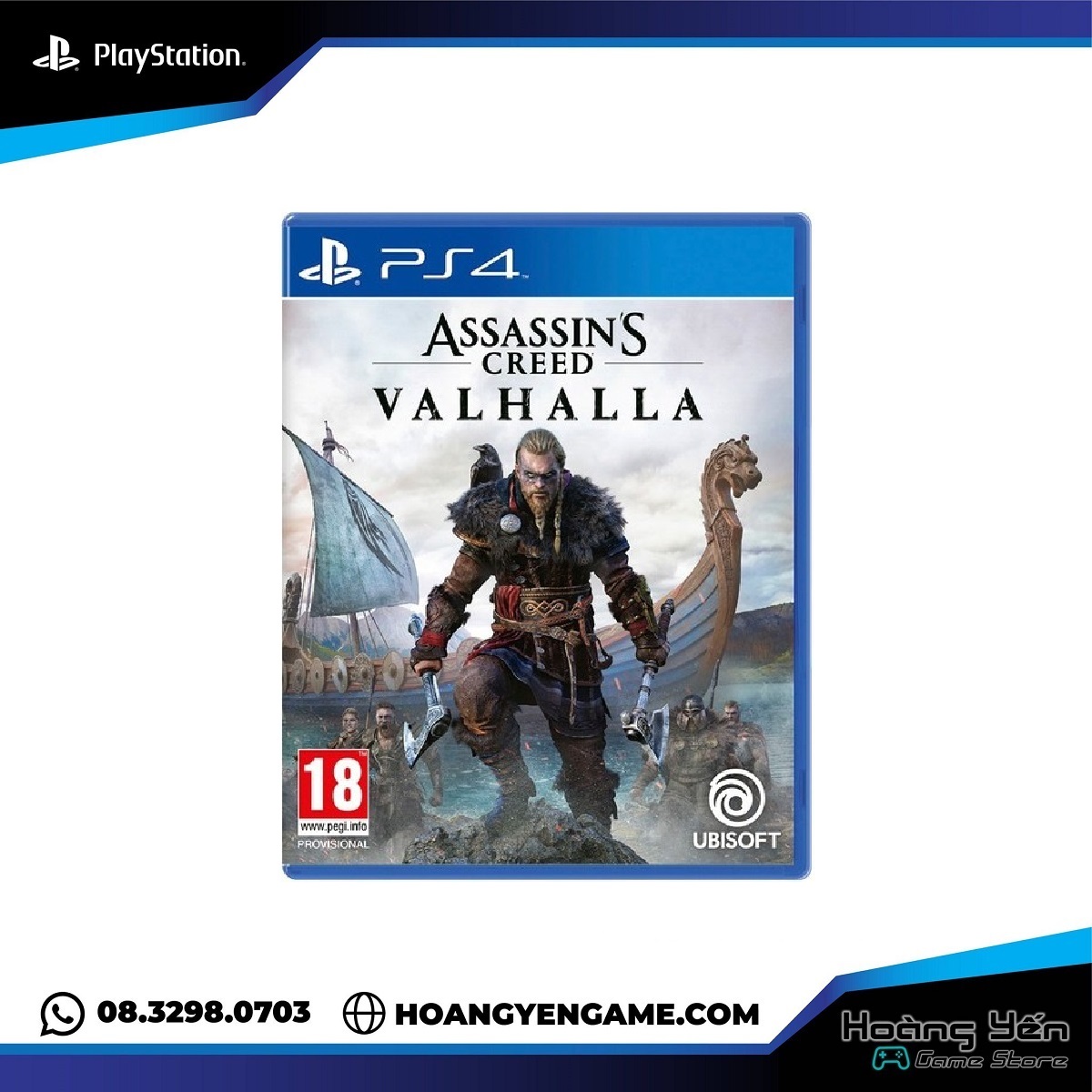 [HCM]Đĩa Game Assassins Creed Valhalla PS4