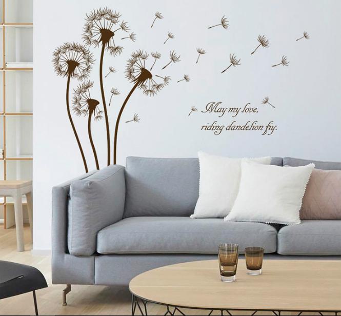 Decal trang trí Bồ Công Anh nhỏ