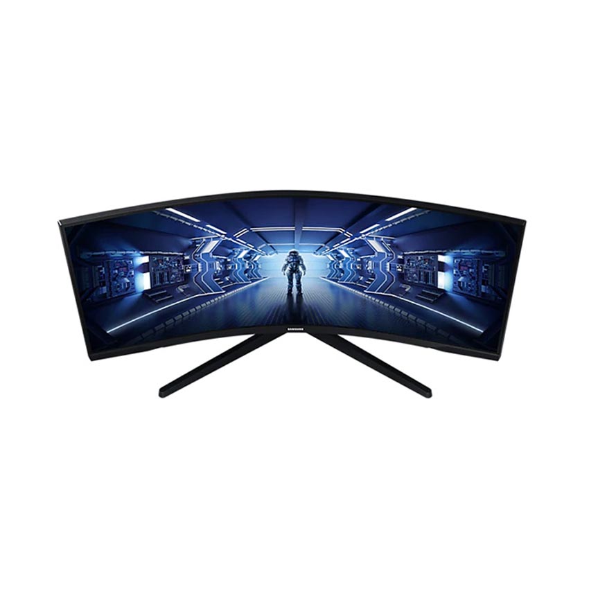 Curved Display Samsung lc34g55twwexxv (34 "/WQHD/VA/165Hz/1ms/250nits/HDMI + DP + audio 3.5/FreeSync/lc34g55)-authentic