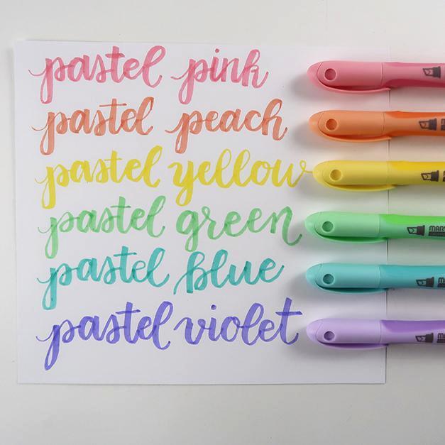 [HCM]BÚT DẠ QUANG MARVY 8000 MÀU PASTEL (CHỌN MÀU)