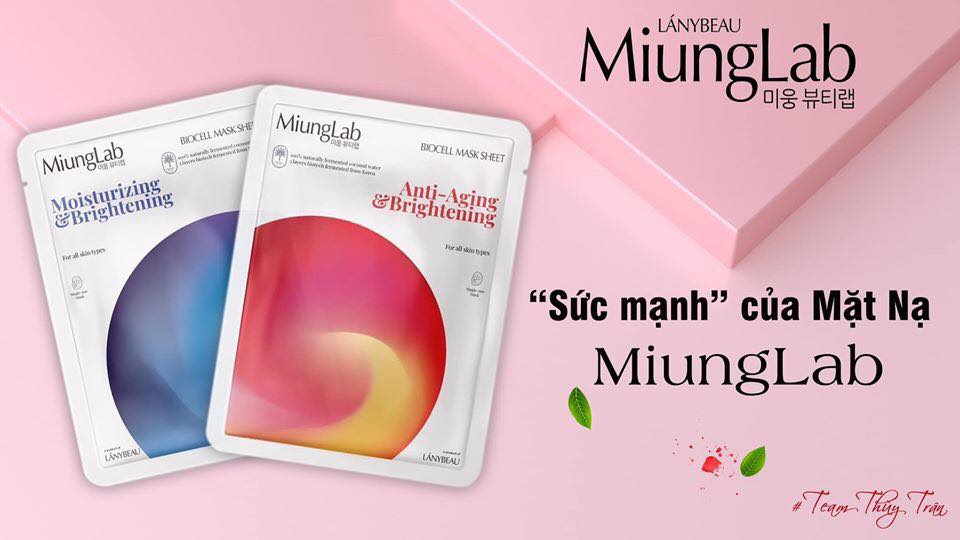 [HCM]MẶT NẠ TRẺ HÓA DA MIUNG LAB (Combo 7 miếng)