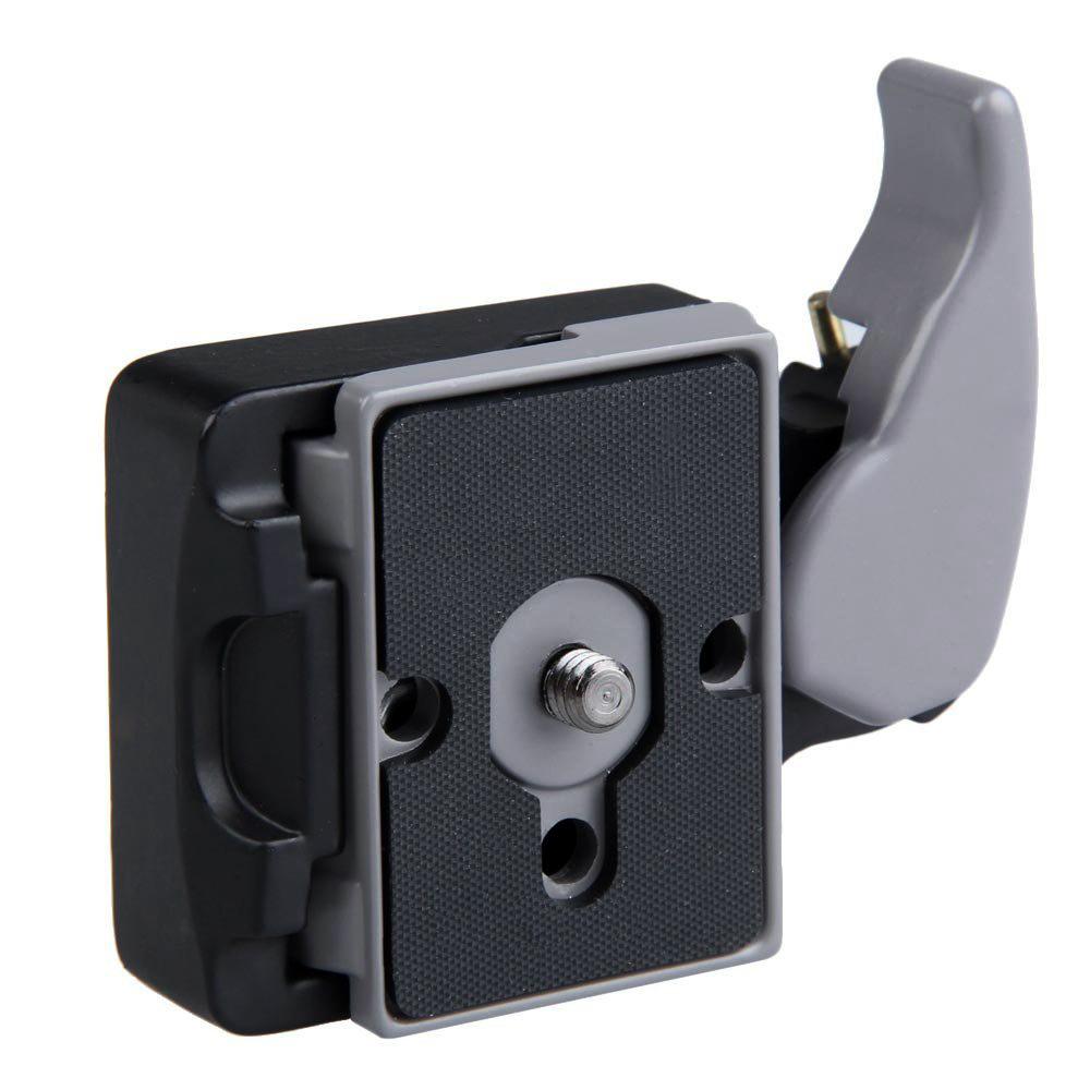 Camera 323 Quick Release Clamp Adapter  + Quick Release Plate Compatible for Manfrotto 200PL-14 Compat Plate