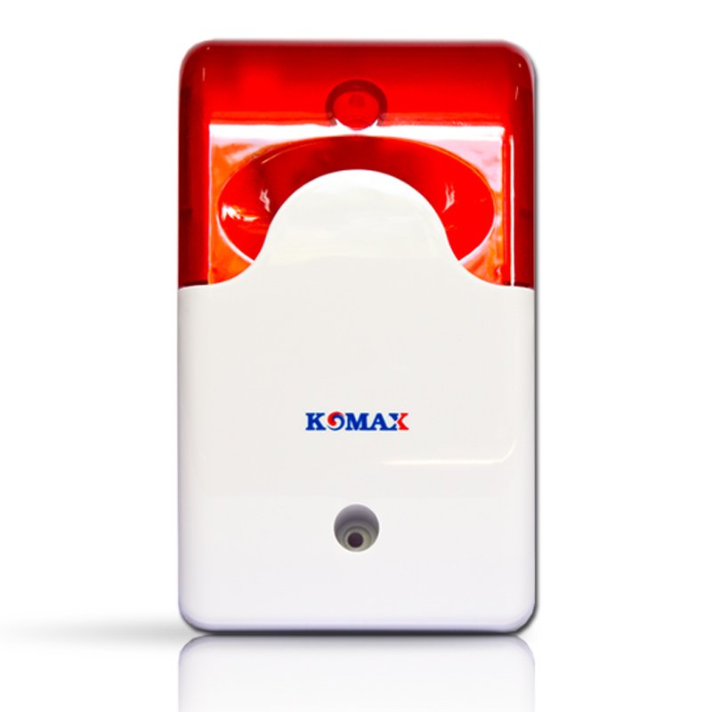 Còi hú đèn chớp báo cháy, báo động km-a09 12v