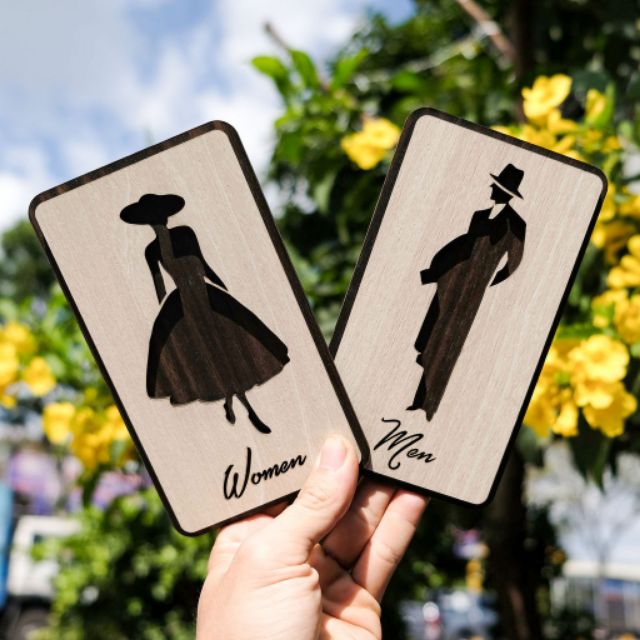 Bộ bảng toilet (Men - Women)