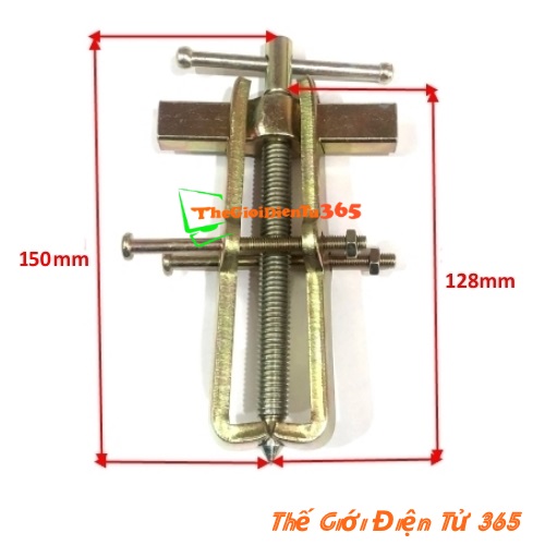 Vam cảo bạc đan 2 chấu 150mm