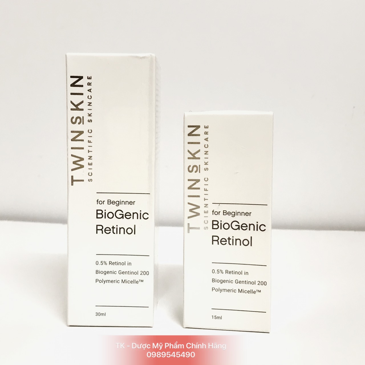 Biogenic retinol 0.5% / 1% for beginner, advance – kem dưỡng da, ngừa lão hóa, giảm mụn full size