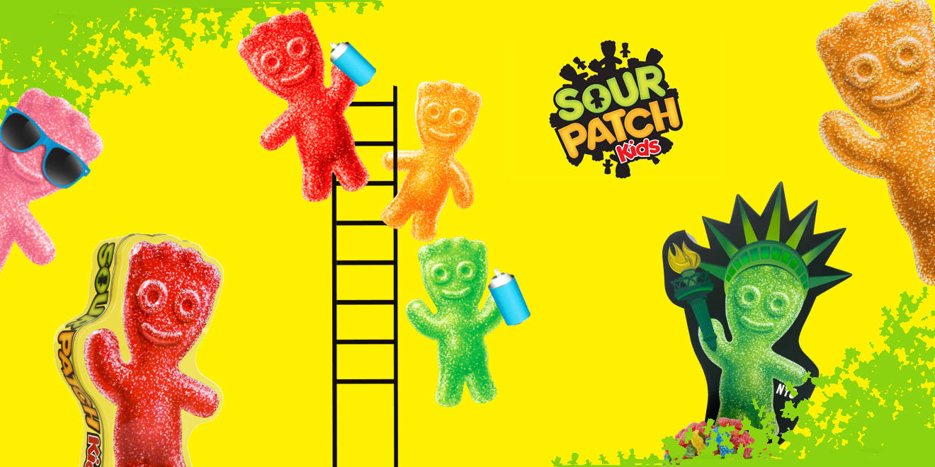 Kẹo chua sour patch kids tropical