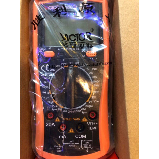 Đồng hồ vạn năng điện tử victor vc890c+