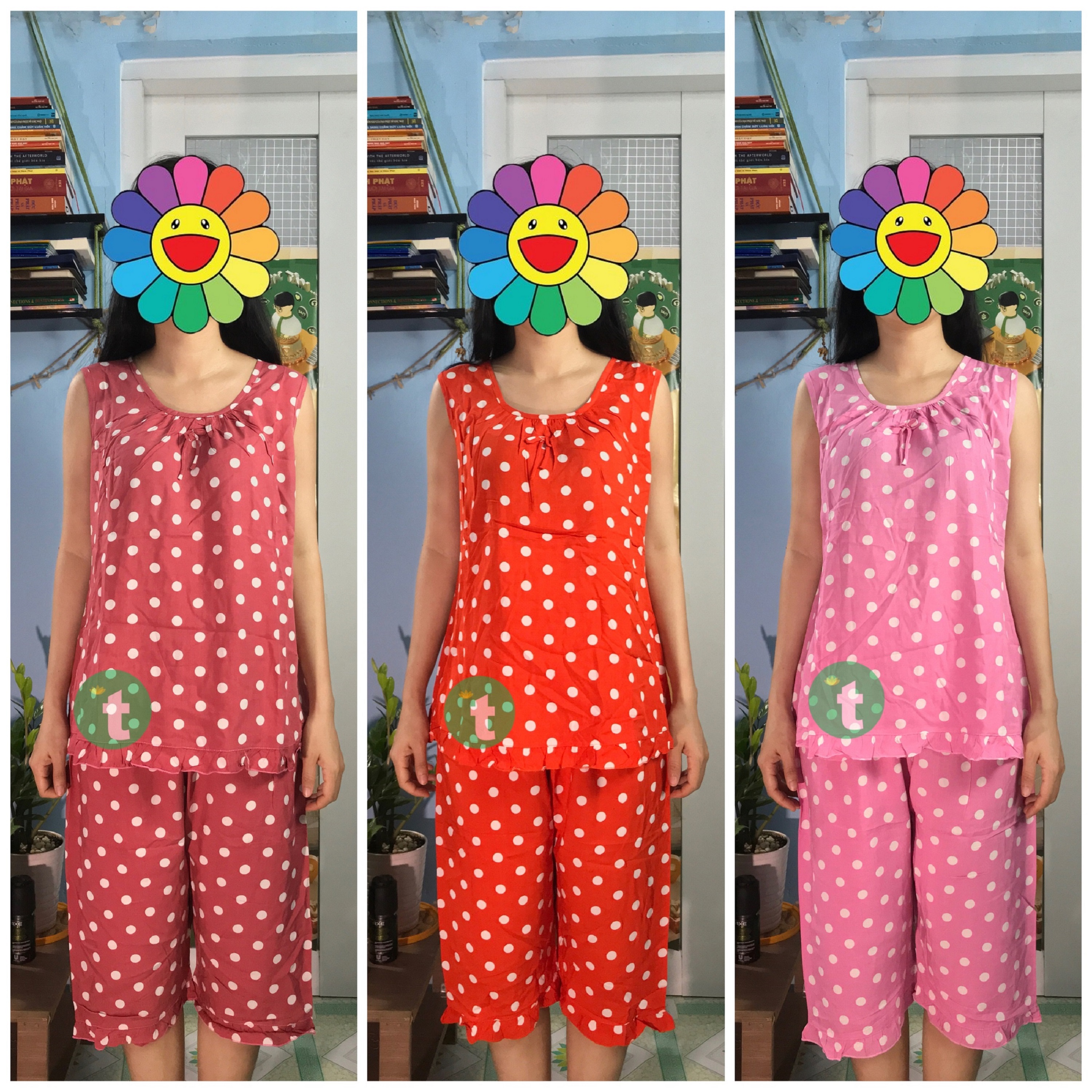 Bộ lanh tole lửng chấm bi (45-75 kg)