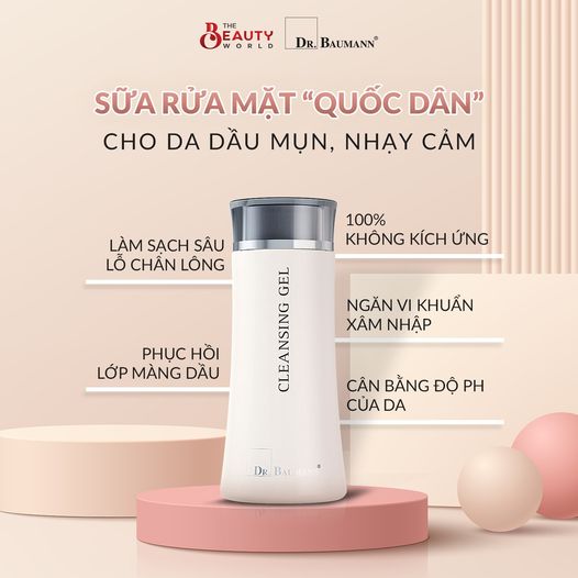 Gel Rửa Mặt Dr. Baumann Cleansing Gel 200 ml