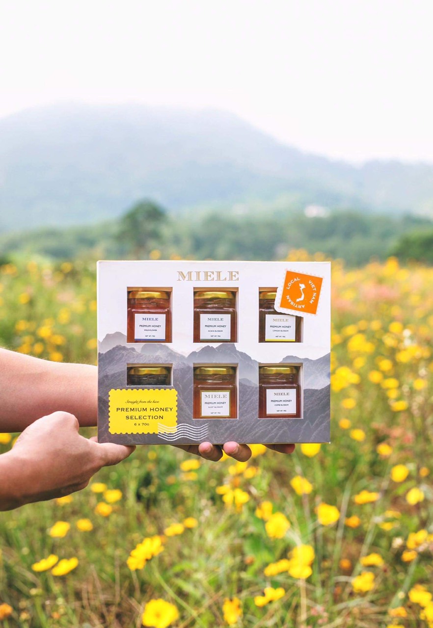 Giftset mật ong Miele 6x70g