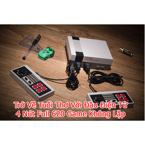 Máy chơi game 4 nút Nes CoolBaby 620 game - nes620
