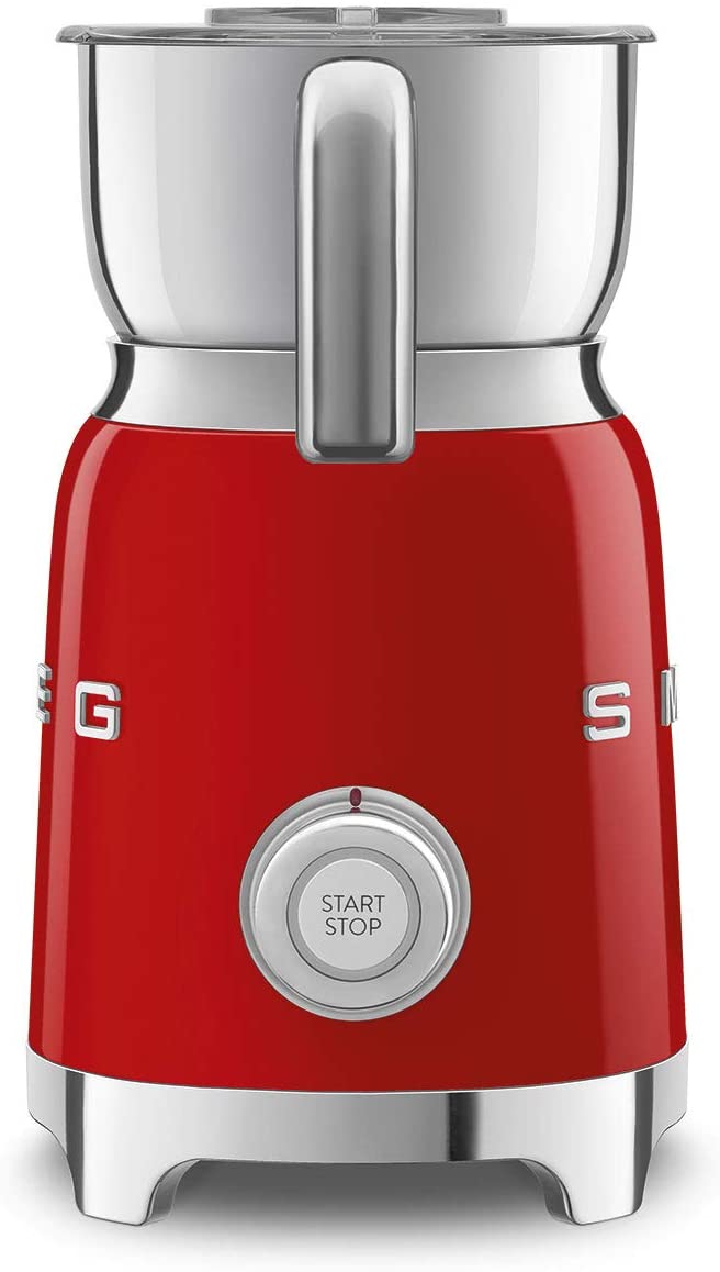 MÁY TẠO BỌT SỮA TỰ ĐỘNG SMEG MFF01, MÀU ĐỎ