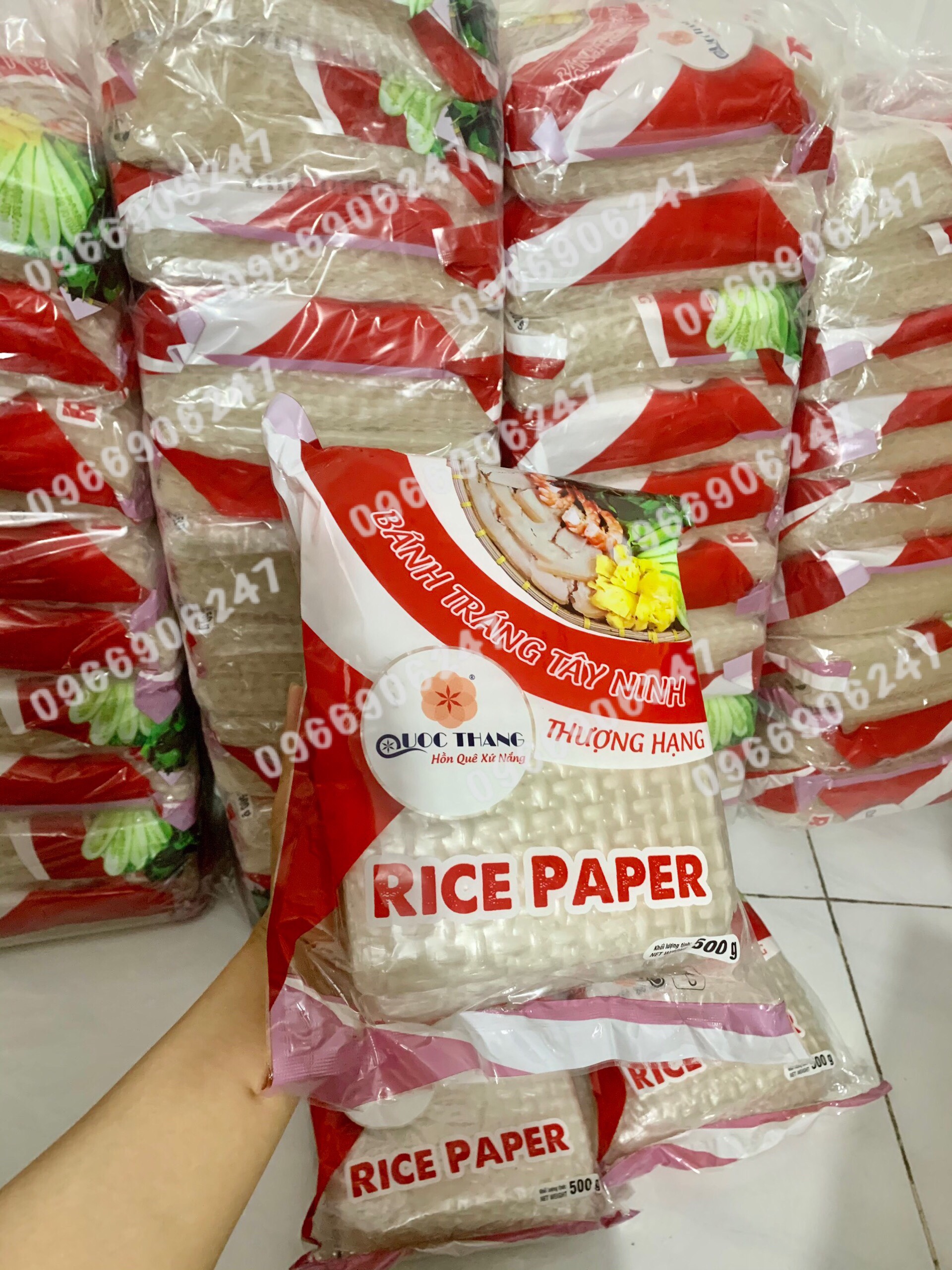 Bánh tráng mè đen Tây NInh 500gr