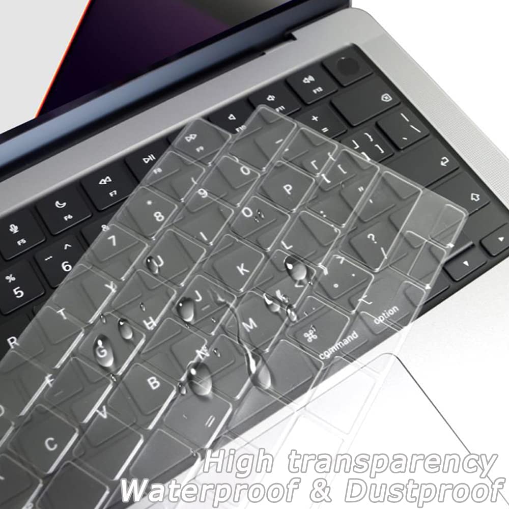 Phủ bàn phím Silicon cho Macbook Pro 14"/16" - Chip M1 M2 M3 ( năm 2021-2024 )