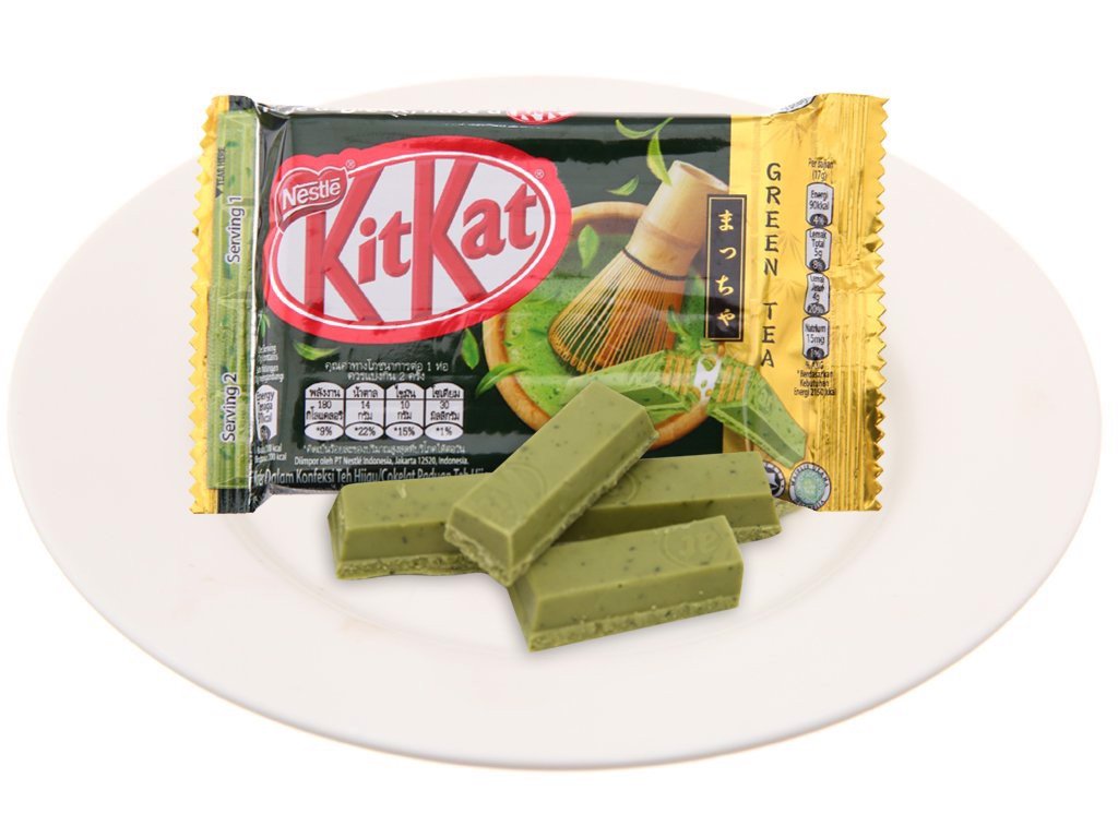 Sô cô la Kit Kat Trà Xanh 4F (34g)