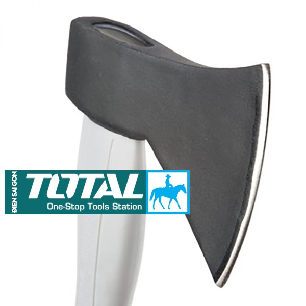 Búa rìu đi rừng chặt cây dã ngoại cán nhựa 1Kg 43cm TOTAL THT7810006 HAX02010008
