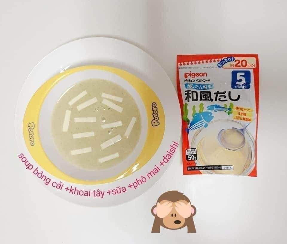 Bột Dashi Pigeon Nhật Bản cho bé ăn dặm