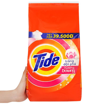 Bột giặt Tide trắng đột phá hương downy 5kg