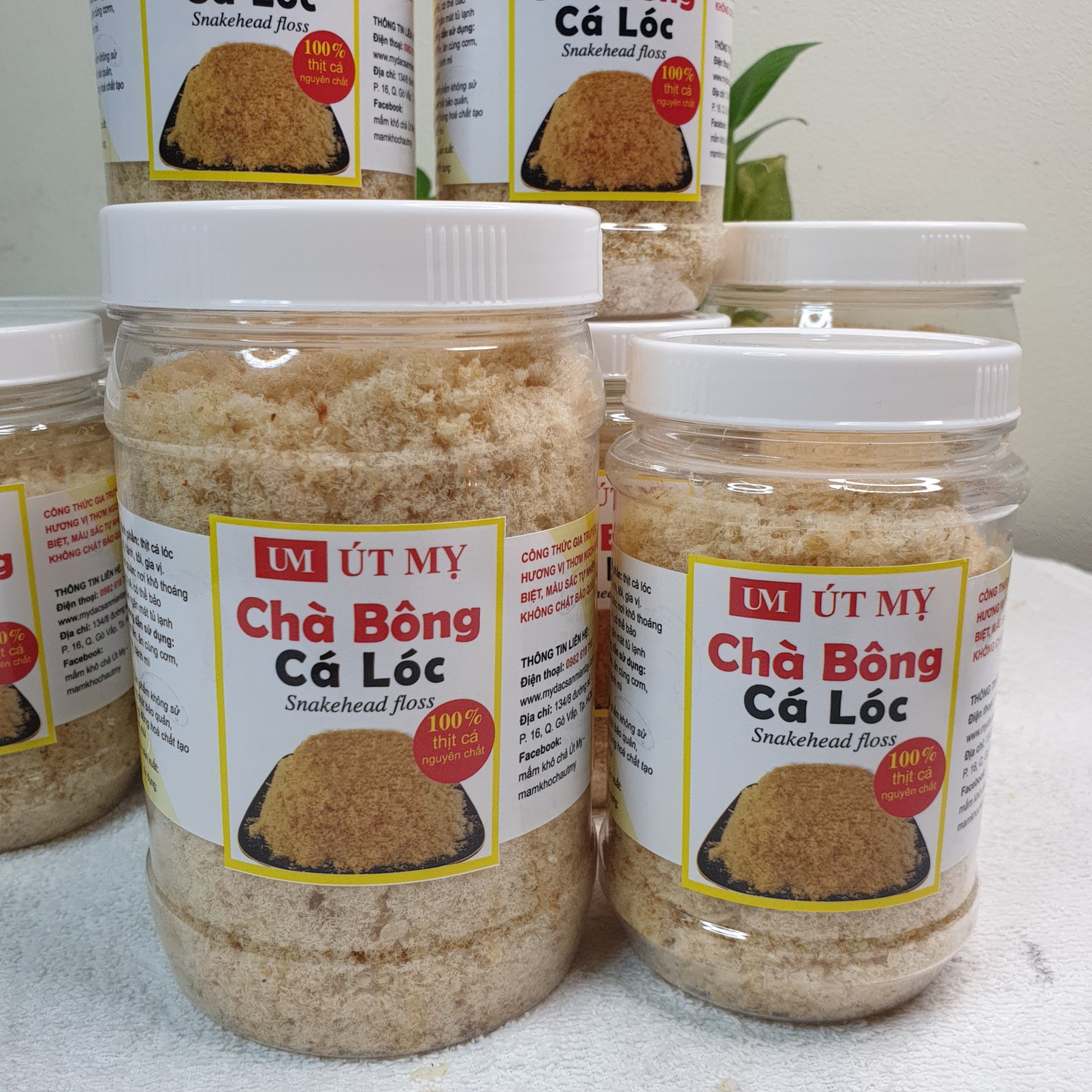 [GIẢM 30%] Chà bông cá lóc Út Mỵ 250gr