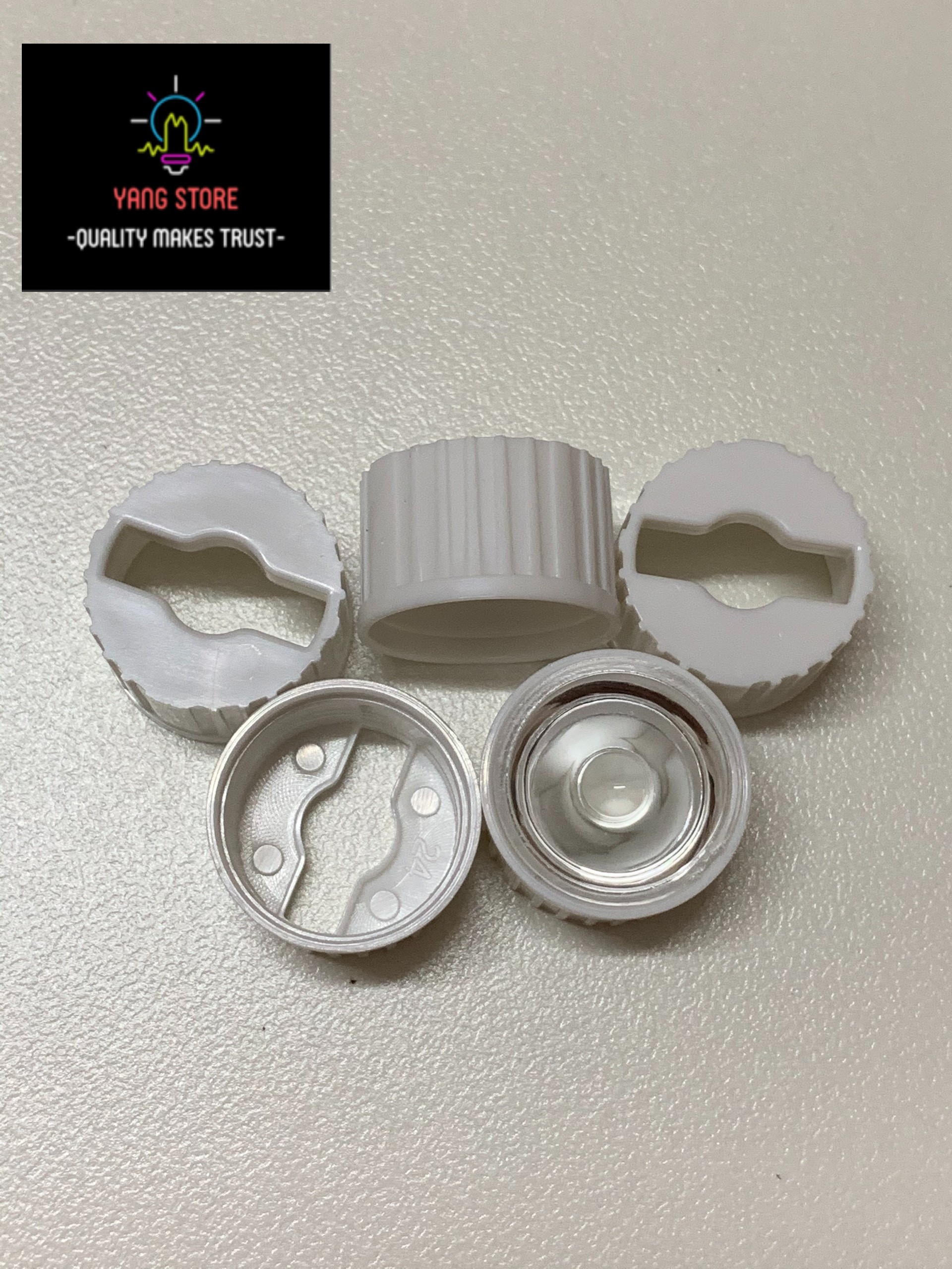 [5cái] chóa led đơn 1W,3W góc sáng 30°,45°,60°