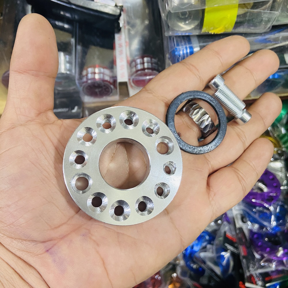 [CHẾ HÒA KHÍ] Bộ thớt xoay co xăng, độ co xăng xoay theo ý muốn (màu bạc)