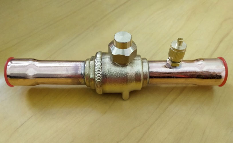 Van chặn bi phi 12 - Van chặn gas bi phi 12 - Ball valve phi 12