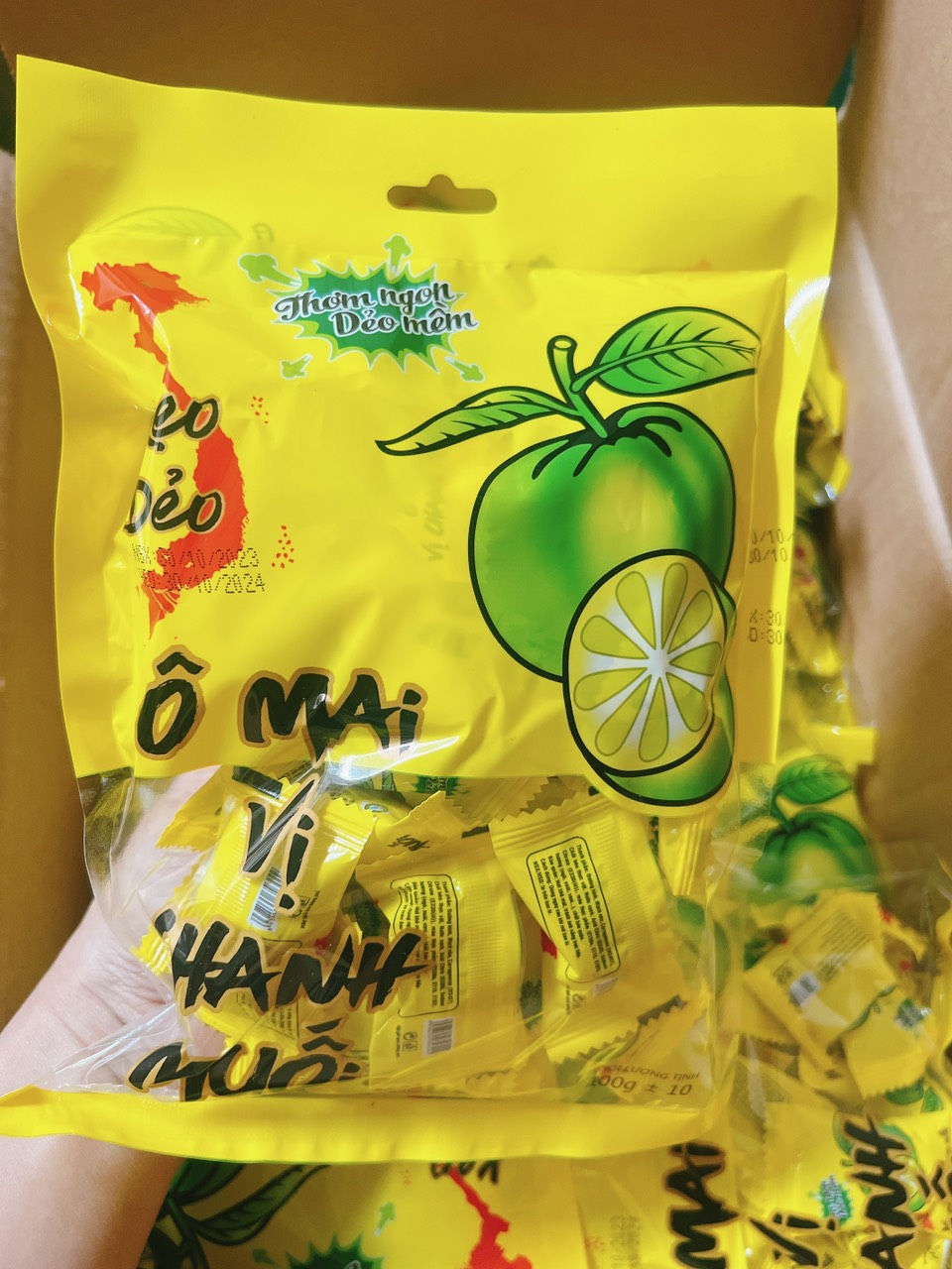 Kẹo ô mai chanh muối 200g/gói