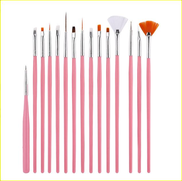 Set Cọ 15 cây trang trí móng tiện lợi