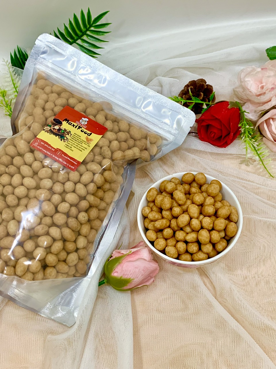 ĐẬU PHỘNG DA CÁ CỐT DỪA - MAXIFOOD