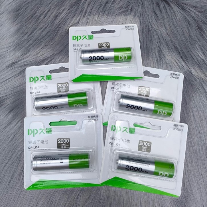 VỈ PIN SẠC DP-LI01 2000 MAH ( 18650 3.7V )