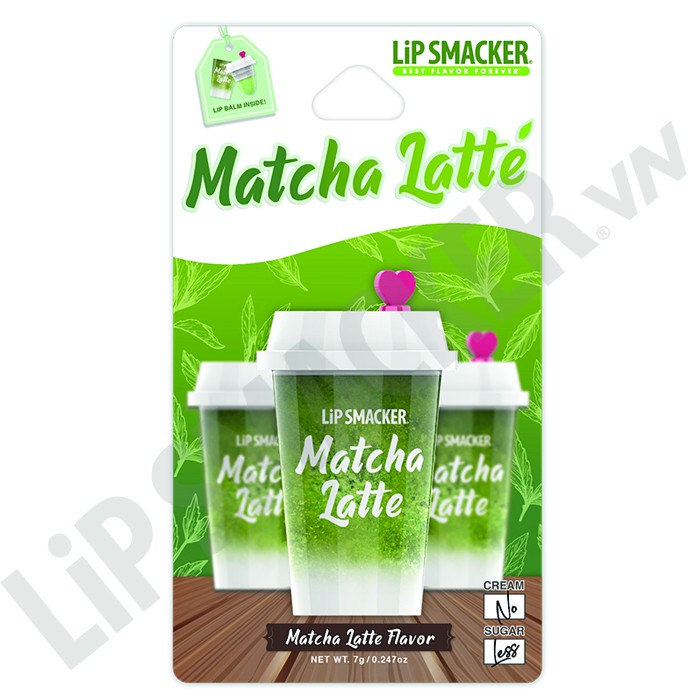 [Chính hãng, có tem] Son dưỡng son trà xanh matcha – Lip Smacker Matcha Latte (hàng chuẩn Mỹ)