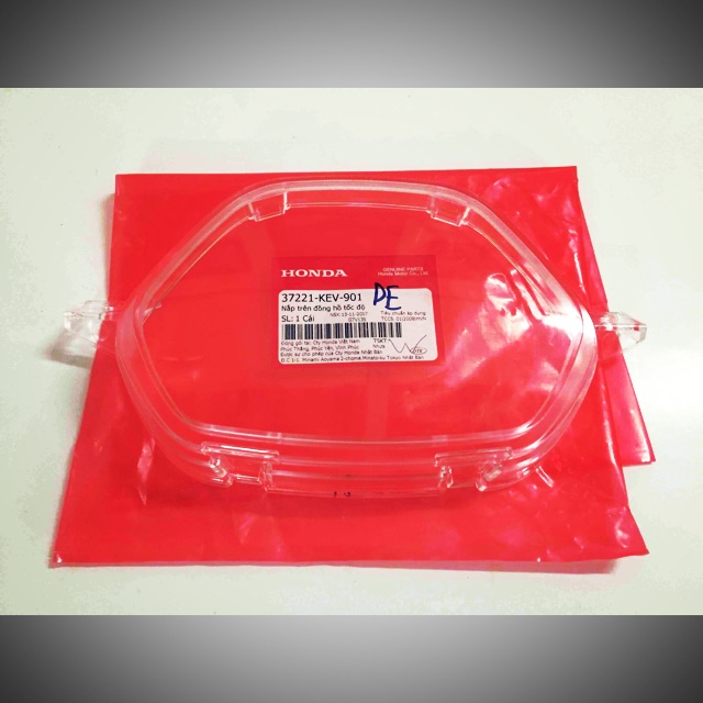 Mica / Mặt kính đồng hồ Wave anpha 2 bóng đời đầu, Wave ZX, Chính hiệu Honda Motor VN
