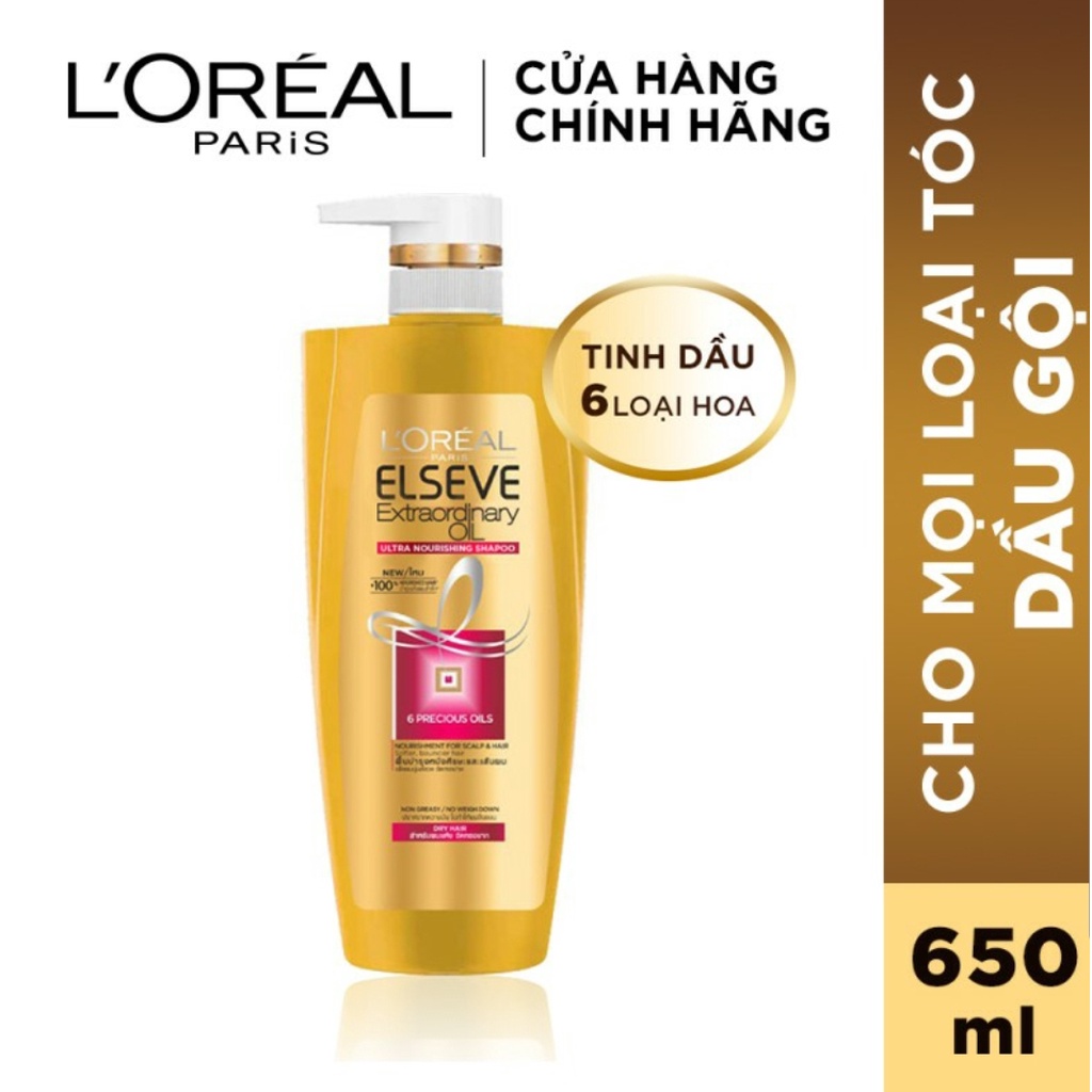 Dầu gội đầu l'oreal 650ml
